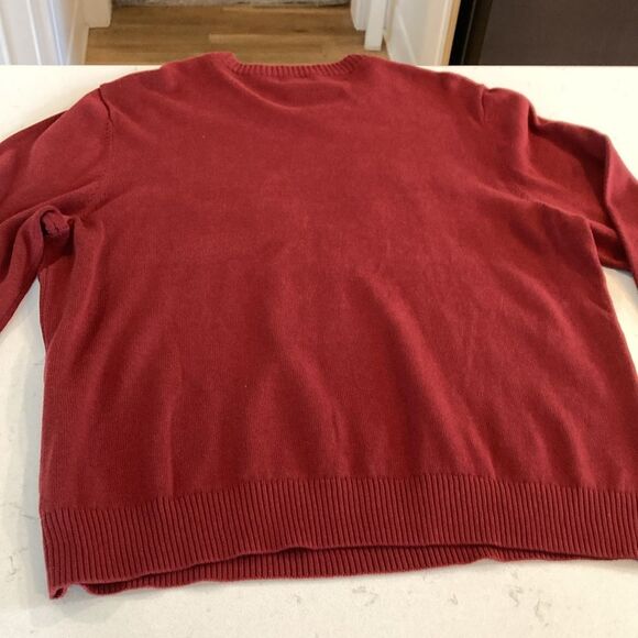 ALEX STEVENS REINDEER UGLY CHRISTMAS Sweater 100% cotton maroon XXL - Picture 6 of 6